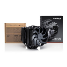 „Noctua NH-D15 G2 chromax.black“ – naujos kartos dviejų bokštų procesoriaus aušinimo sistema (juoda)