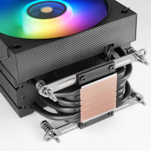 „Mars Gaming MCPU-LCD“ procesoriaus oro aušintuvas, 12 cm, juodas (1 vnt.)