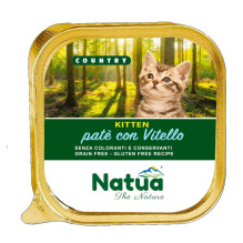 NATUA Country Kitten Veal - šlapias kačių ėdalas - 100 g