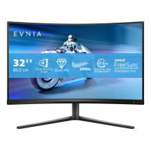 Philips Evnia 5000 32M2C5500W / 00 computer monitor 80 cm (31.5") 2560 x 1440 pixels Quad HD LCD Black