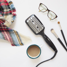 BaByliss Smoothing Heated Brush Straightening brush Warm Black 76.8" (1.95 m)