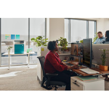 HP Poly Blackwire 3325 stereo ausinės su „Microsoft Teams“ sertifikuotomis USB-C ausinėmis + 3,5 mm kištukas + USB-C / A