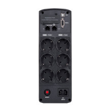 „CyberPower CP1600EPFCLCD“ nepertraukiamo maitinimo šaltinis (UPS), interaktyvus, 1,6 kVA, 1000 W, 6 kintamosios srovės „CyberPower CP1600EPFCLCD“ nepertraukiamo maitinimo šaltinis (UPS), interaktyvus, 1,6 kVA, 1000 W, 6 kintamosios srovės