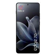 „Motorola edge 70“ 17 cm (6,7 colio) dviejų SIM kortelių „Android 16.0“ 5G USB C tipo 12 GB 512 GB 4800 mAh pilkas