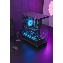 Mars Gaming MCPRISMA computer case Midi Tower Black