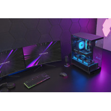 Mars Gaming MCPRISMA computer case Midi Tower Black