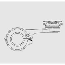 „Quad Lock“ dviračio vairo laikiklis, juodas „Quad Lock“ dviračio vairo laikiklis, juodas
