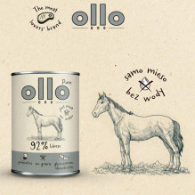 OLLO Pure Horse - šlapias šunų ėdalas - 400 g