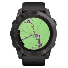 Garmin fēnix 7X Pro 3.56 cm (1.4") MIP 51 mm Digital 280 x 280 pixels Touchscreen Black Wi-Fi GPS (satellite)