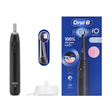 Oral-B iO 2 suaugusiųjų besisukantis dantų šepetėlis, juodas