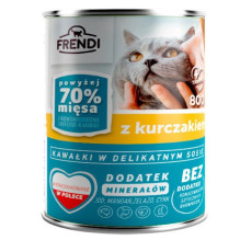 FRENDI Chunks in sauce with chicken - wet cat food - 800g