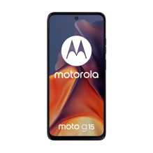 „Motorola Moto G15“ 17,1 cm (6,72 colio) dviejų SIM kortelių „Android 15“ 4G USB C tipo 8 GB 256 GB 5200 mAh Tamsiai mėl