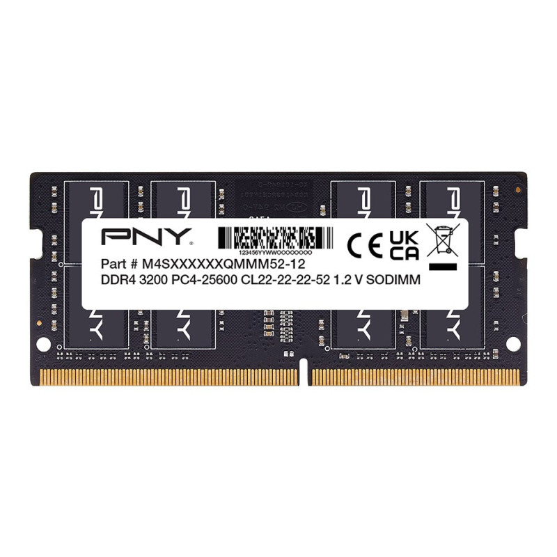 PNY Performance atminties modulis 16 GB 1 x 16 GB DDR4 260 kontaktų SO-DIMM