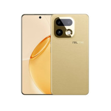 „Realme 16 Pro+ 5G“ 17,27 cm (6,8 colio) dviejų SIM kortelių „Android 16“ su USB C tipo 12 GB 512 GB 7000 mAh auksinė