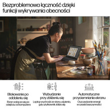 HP Envy x360 14-fa0016nw Ryzen 7 8840HS 14" WUXGA lietimui jautrus ekranas, 300 nitų, 16 GB LPDDR5-6400 SSD, 512 bi