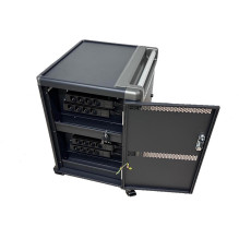 Ewent EW1703 portable device management cart / cabinet Black, Grey