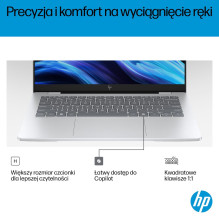 HP OmniBook 7 AI 14-fr0221nw Ultra 5 225U 14"2K 300nits AG 16GB LPDDR5-5200 SSD512 Intel Graphics Cam 5 Mpx IR 68Wh