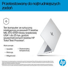 HP OmniBook 7 AI 14-fr0221nw Ultra 5 225U 14" 2K 300nits AG 16GB LPDDR5-5200 SSD512 Intel Graphics Cam 5 Mpx IR 68W