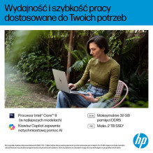 HP OmniBook 7 16-az0222nw Core 5 210H 16"2K 300nits AG 16GB DDR5 5200 SSD512 Intel Graphics Cam 5 Mpx IR 70Wh Win11