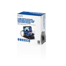 Ewent EW1335 mobile device charger Universal Black AC Fast charging Indoor