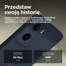 „Motorola Moto G05“ 16,9 cm (6,67 colio) dviejų SIM kortelių „Android 15“ 4G USB C tipo 8 GB 128 GB 5200 mAh Mėlyna