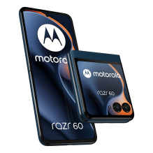 „Motorola RAZR 60“ 17,5 cm (6,9 colio) dviejų SIM kortelių „Android 15“ 5G USB C tipo 8 GB 256 GB 4500 mAh Mėlynas