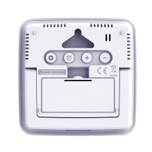 GreenBlue wireless weather station, temperature + humidity IN / OUT, clock + alarm + date, °C / °F selectable, range up 