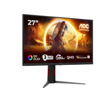 AOC G4 Q27G4ZD kompiuterio monitorius 68,6 cm (27") 2560 x 1440 pikselių „Quad HD QD-OLED“ Juoda, Raudona