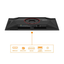 AOC G4 Q27G4ZD kompiuterio monitorius 68,6 cm (27") 2560 x 1440 pikselių „Quad HD QD-OLED“ Juoda, Raudona