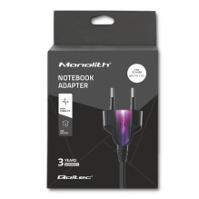 Qoltec 50090.90W maitinimo adapteris / keitiklis, skirtas vidaus patalpoms, juodas