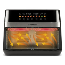 G3 Ferrari G10223 fryer Double 12 L Stand-alone 2200 W Hot air fryer Black, Stainless steel G3 Ferrari G10223 fryer Double 12 L Stand-alone 2200 W Hot air fryer Black, Stainless steel