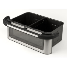 G3 Ferrari G10223 fryer Double 12 L Stand-alone 2200 W Hot air fryer Black, Stainless steel G3 Ferrari G10223 fryer Double 12 L Stand-alone 2200 W Hot air fryer Black, Stainless steel