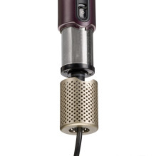 BaByliss Air Power AS6400E plaukų formavimo įrankis, tiesinimo šepetys, oro srautas, kaštoninė spalva, 900 W, 2,5 m