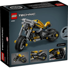 LEGO TECHNIC 42225 Geltonas motociklas LEGO TECHNIC 42225 Geltonas motociklas