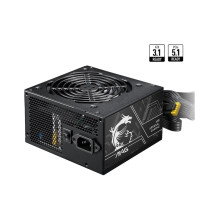 MSI MAG A650BN PCIE5 II maitinimo blokas 650 W 20+4 kontaktų ATX ATX juodas