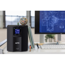 APC Smart-UPS C, Line Interactive, 1000VA, Tower, 230V, 8x IEC C13 outlets, SmartConnect port, USB and Serial communicat
