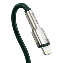 Baseus Cafule PD 20W USB-C - Lightning Cable with Metal Tips 2m - Green