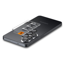 „Spigen Glas.Tr Ez Fit Optik Pro HD“ kameros dėklas, 2 vnt., skirtas „Samsung Galaxy S26+“ – juodas