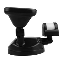 „Maclean“ LED sieninis šviestuvas su PIR jutikliu, 20 W, 1500 lm, IP65, neutrali balta 4000 K, juodas, MCE524 B