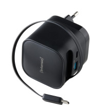 MAITINIMO ADAPTERIS 1XUSB-A / 1XUSB-C / BALTA 7806520 INTENSO