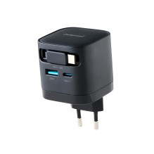 MAITINIMO ADAPTERIS 1XUSB-A / 1XUSB-C / BALTA 7806520 INTENSO