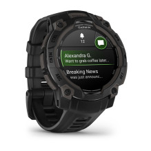 „Garmin Instinct 3 AMOLED“ 3,05 cm (1,2 colio) 45 mm Skaitmeninis 390 x 390 pikselių Jutiklinis ekranas Juoda GPS (palyd