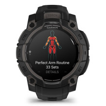 „Garmin Instinct 3 AMOLED“ 3,05 cm (1,2 colio) 45 mm Skaitmeninis 390 x 390 pikselių Jutiklinis ekranas Juoda GPS (palyd
