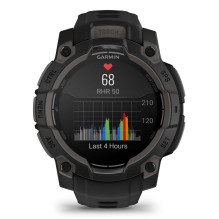 „Garmin Instinct 3 AMOLED“ 3,05 cm (1,2 colio) 45 mm Skaitmeninis 390 x 390 pikselių Jutiklinis ekranas Juoda GPS (palyd