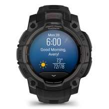 „Garmin Instinct 3 AMOLED“ 3,05 cm (1,2 colio) 45 mm Skaitmeninis 390 x 390 pikselių Jutiklinis ekranas Juoda GPS (palyd