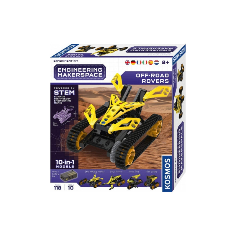 Žaislinis Transportas - Kosmosas Visureigiai Įtraukiančios Dizaino Daugiaspalvės