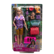 Žaislas - Barbie Tu Gali Būti Bet Kas Gyvūnų Išgelbėjimo Žaidimų Rinkinys (Mattel, veterinaras, priedai)