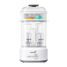 Grownsy bottle sterilizer with dryer (gray)