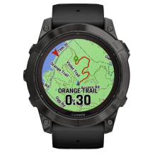 Išmanusis laikrodis - Garmin fēnix 7X Pro GPS Multi-Sport 51mm Touchscreen Black