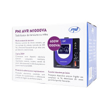 Voltage stabilizer with relay PNI AVR M1000VA, 2.7A, 600W, 1000VA Voltage stabilizer with relay PNI AVR M1000VA, 2.7A, 600W, 1000VA